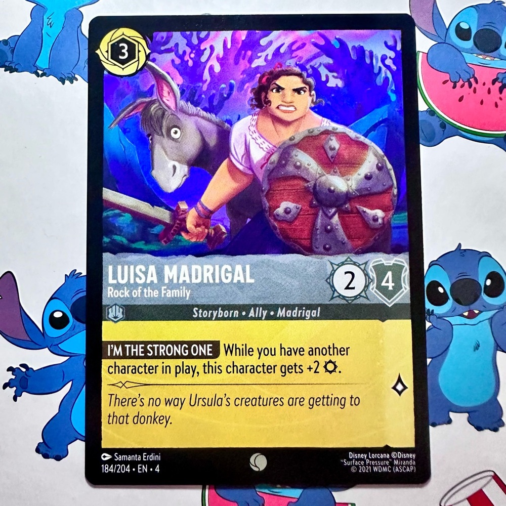 luisa madrigal 184/204 [encanto] - common — disney lorcana: ursula’s return
